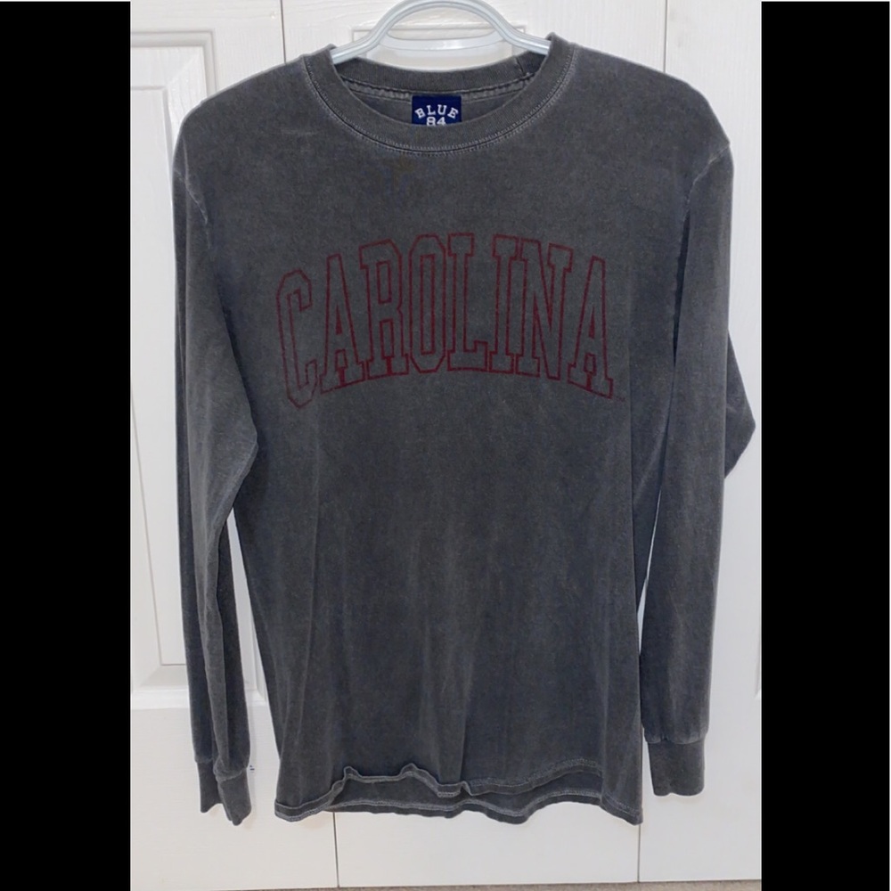 long sleeve carolina tee shirt
